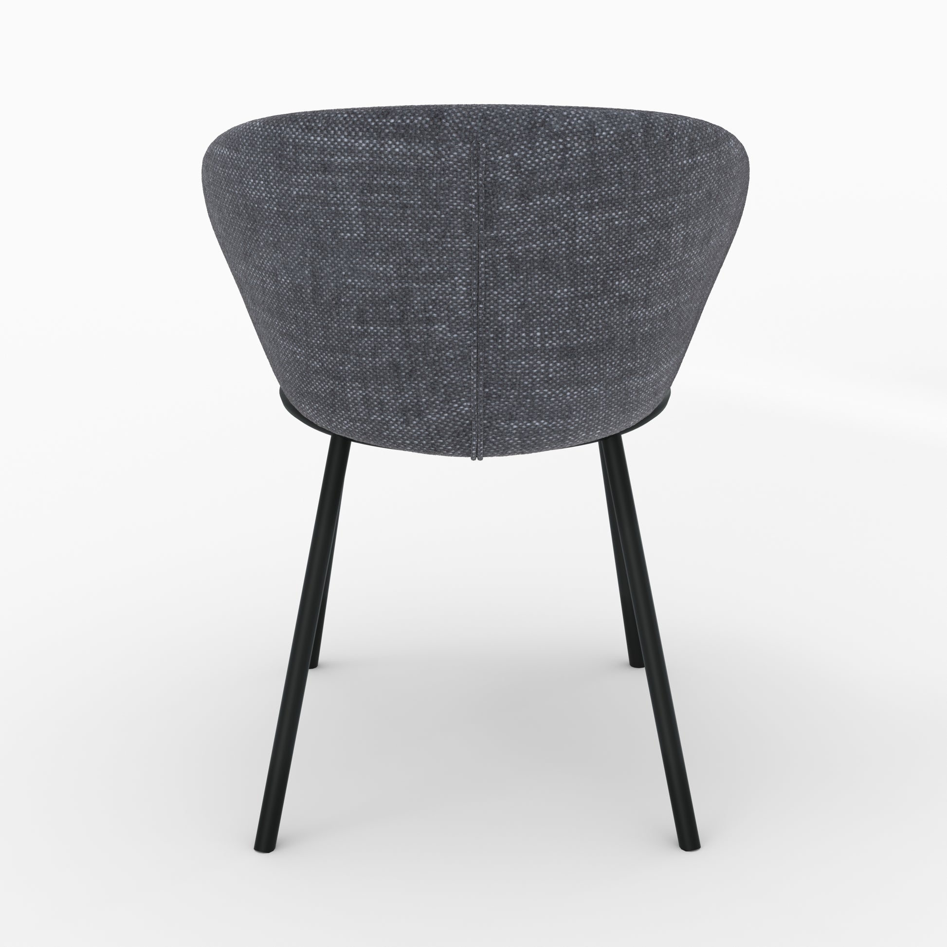 angele chaise en tissu gris fonce chine