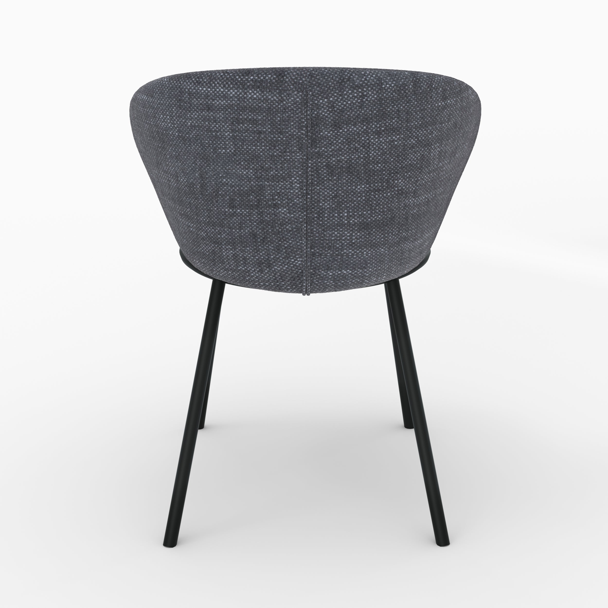 angele chaise en tissu gris fonce chine