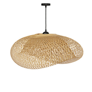 anya suspension bambou naturel metal d88cm