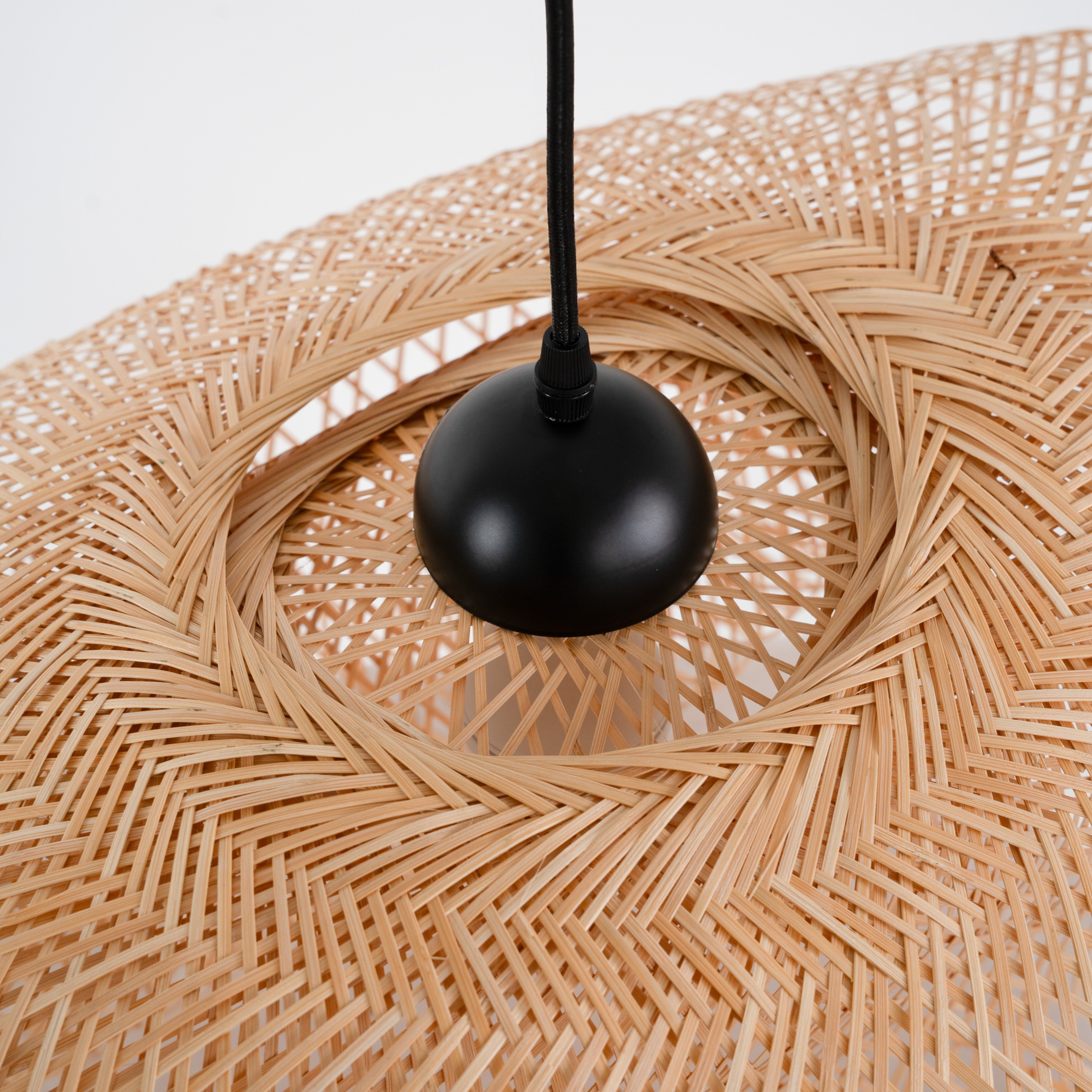 Suspension Anya en bambou naturel D60 cm