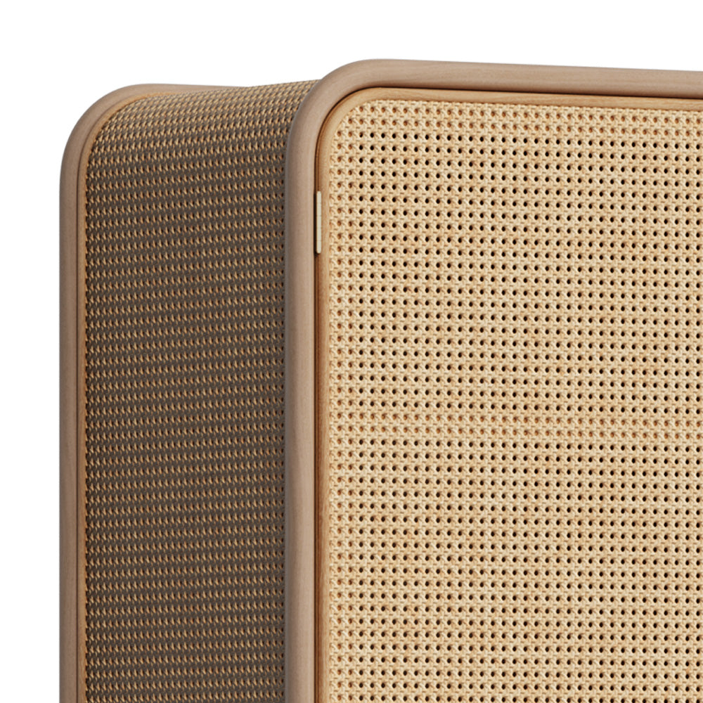 armoire rotin porte abattante et etagere alata