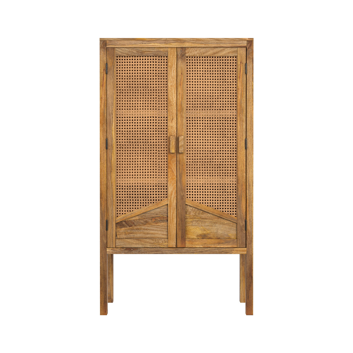 armoire tiki en cannage