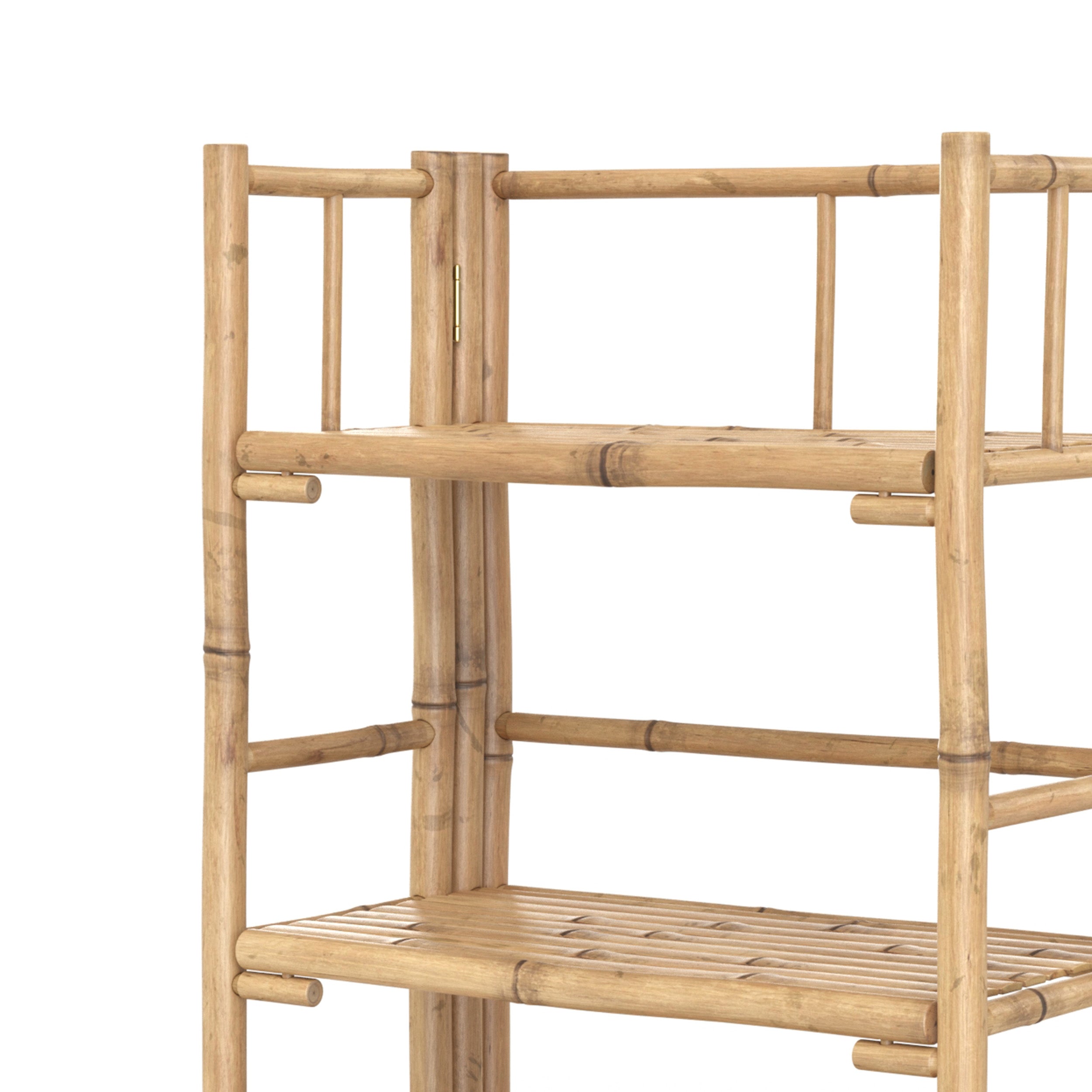 Scaffale rettangolare pieghevole Bami in bambù