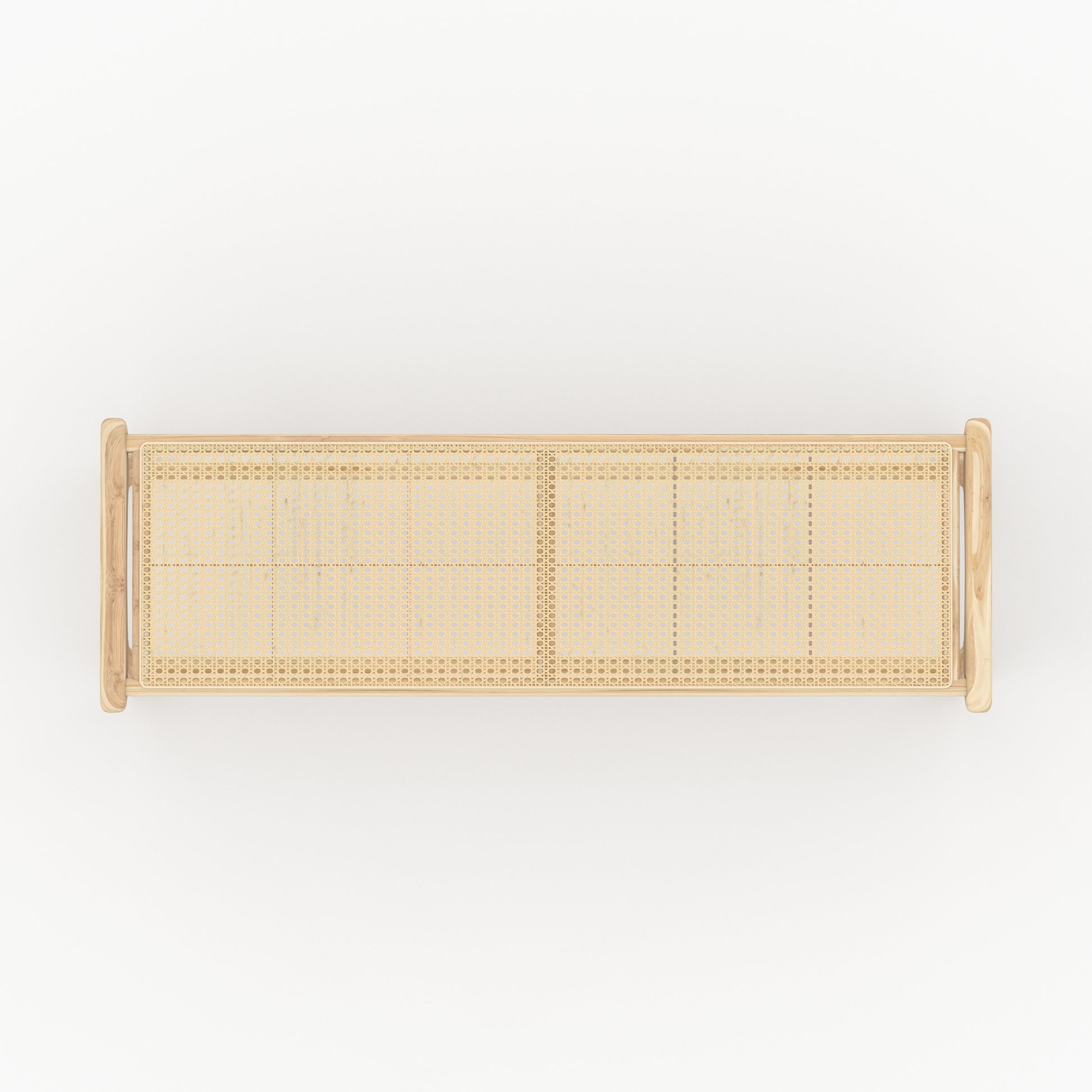 banc cannage rotin 120 cm kuna