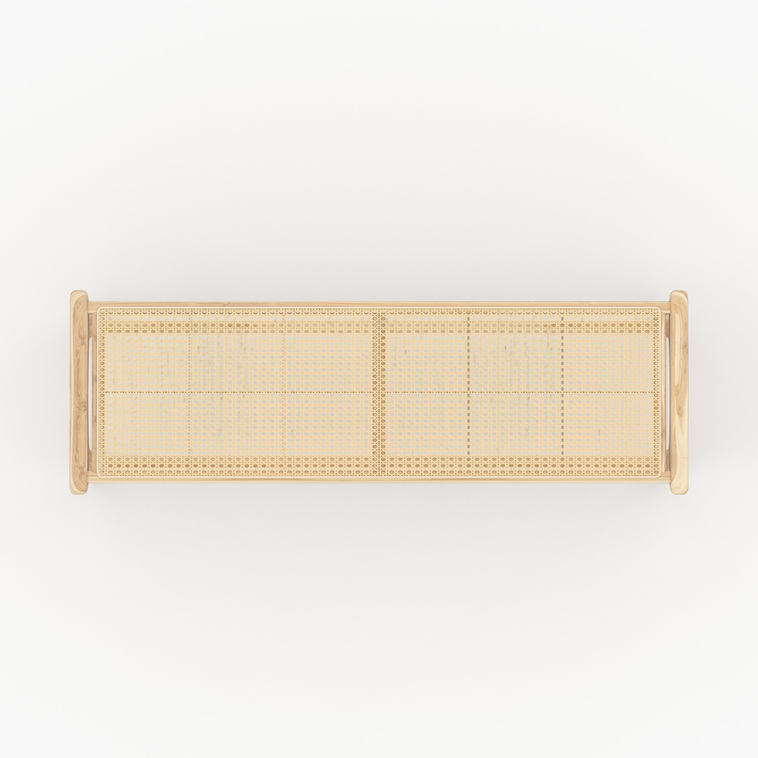 banc cannage rotin 120 cm kuna
