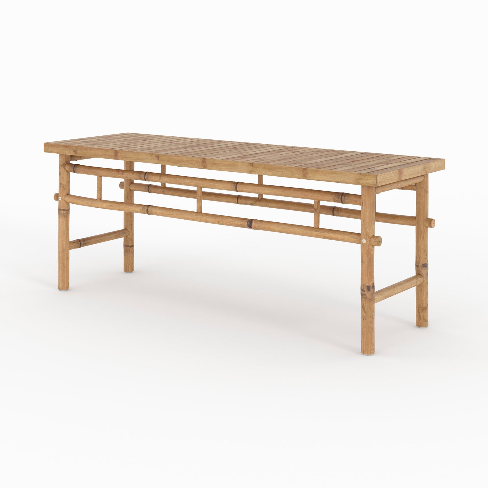 banc de jardin 2 places vadella bambou