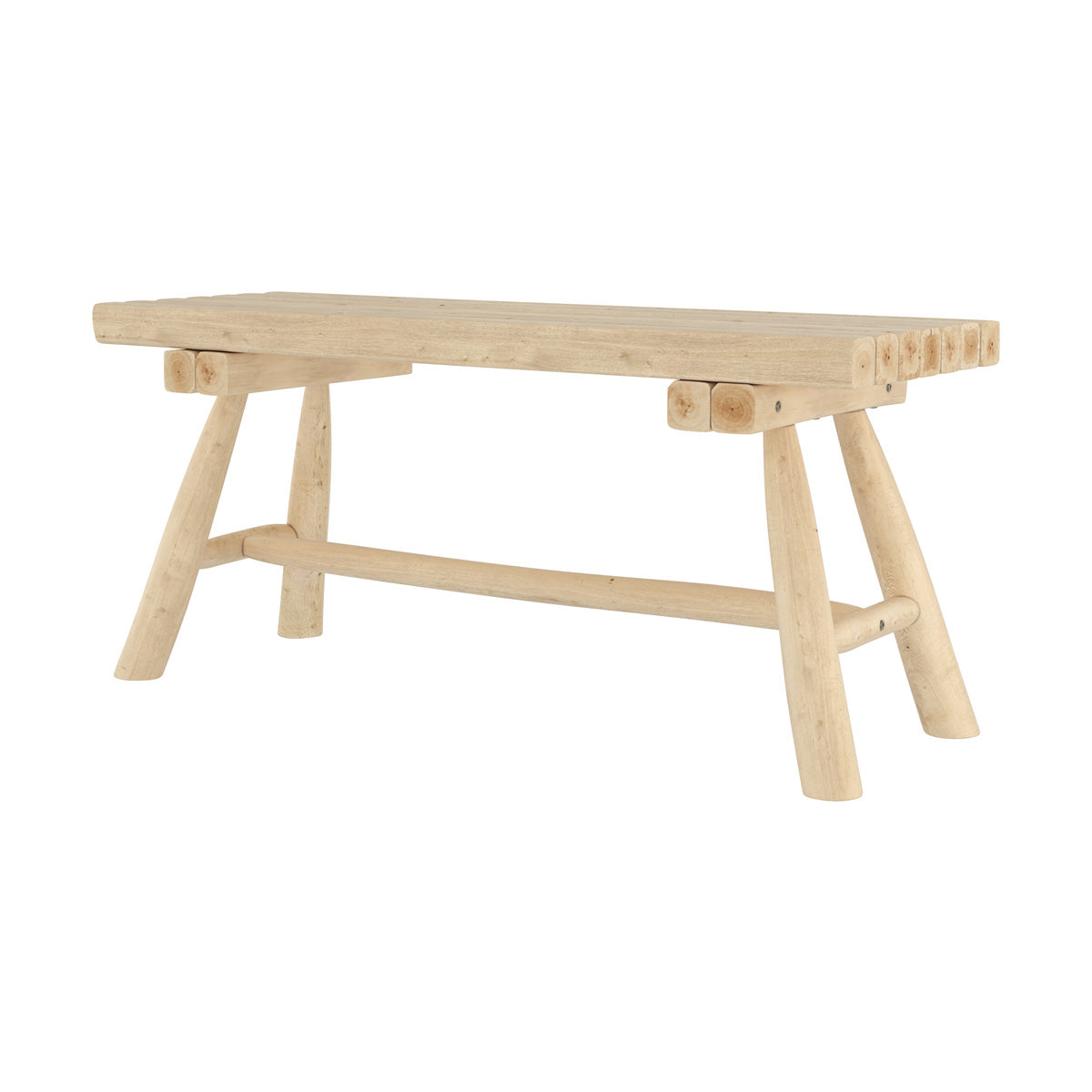 banc de jardin en bois 2 personnes makam