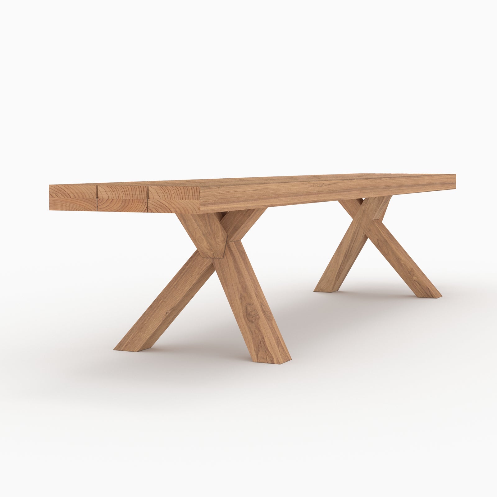 banc de jardin soraya en bois de teck 4 places