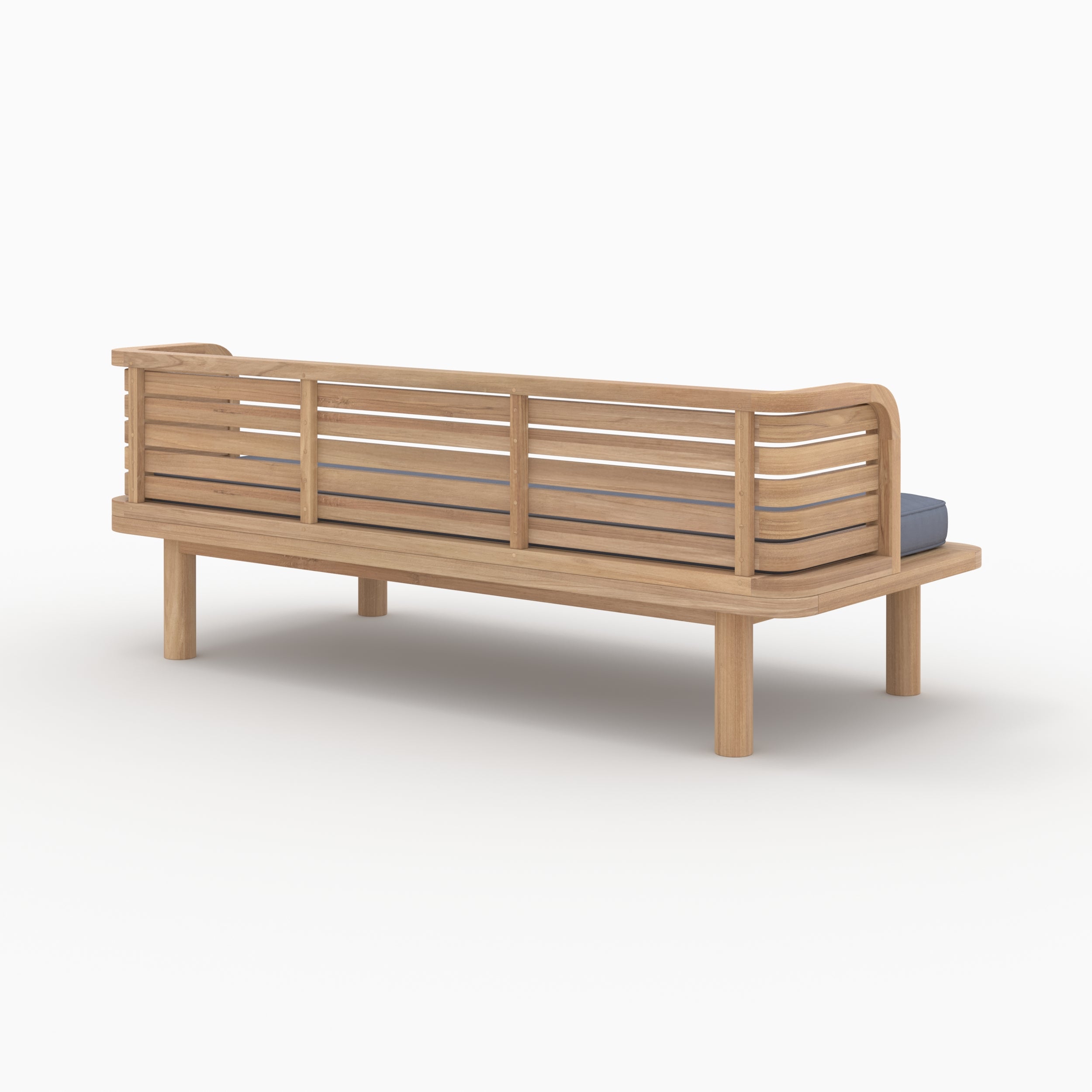 banquette de jardin 2 places bois et tissu gris kilda_1