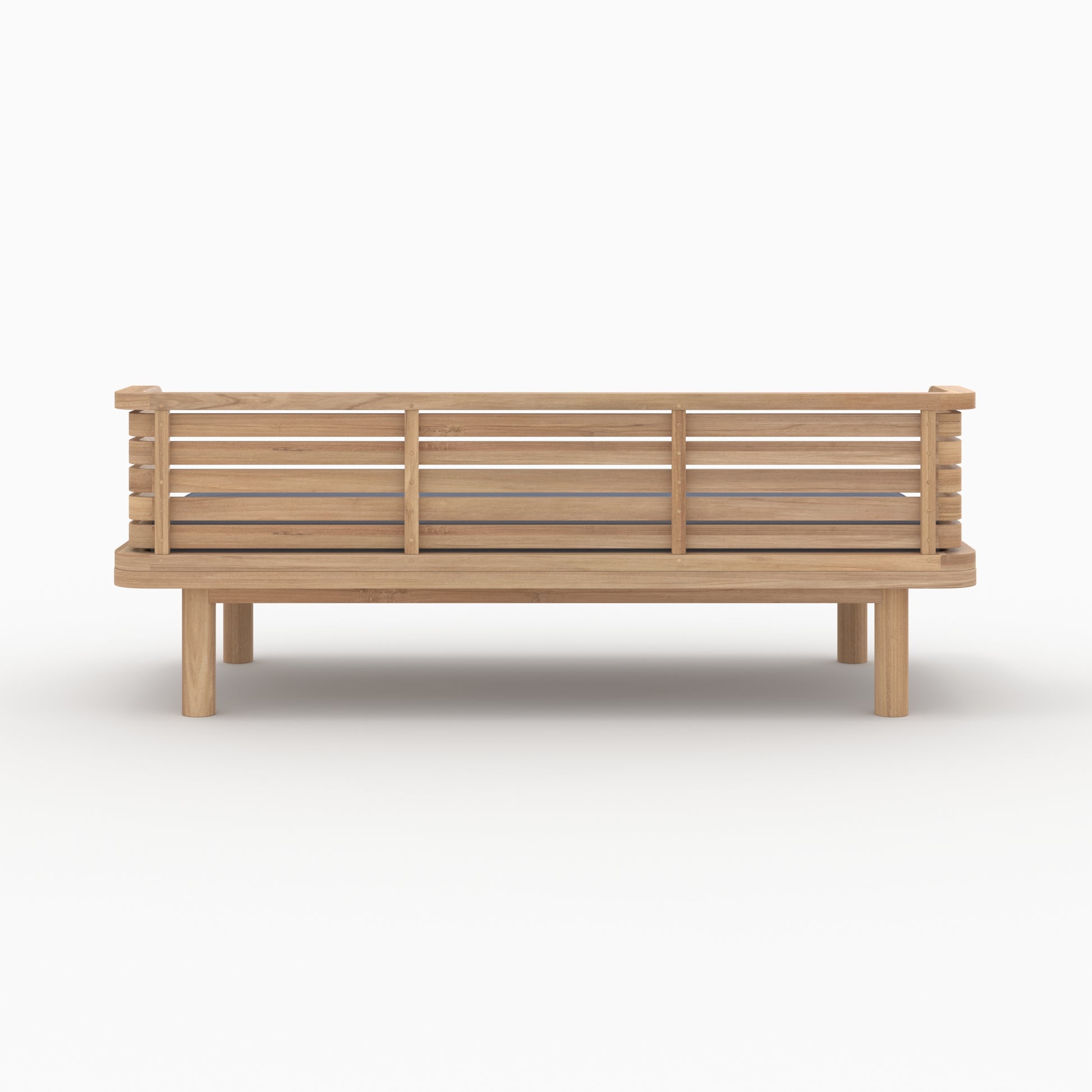 banquette de jardin kilda 2 places bois tissu gris_1