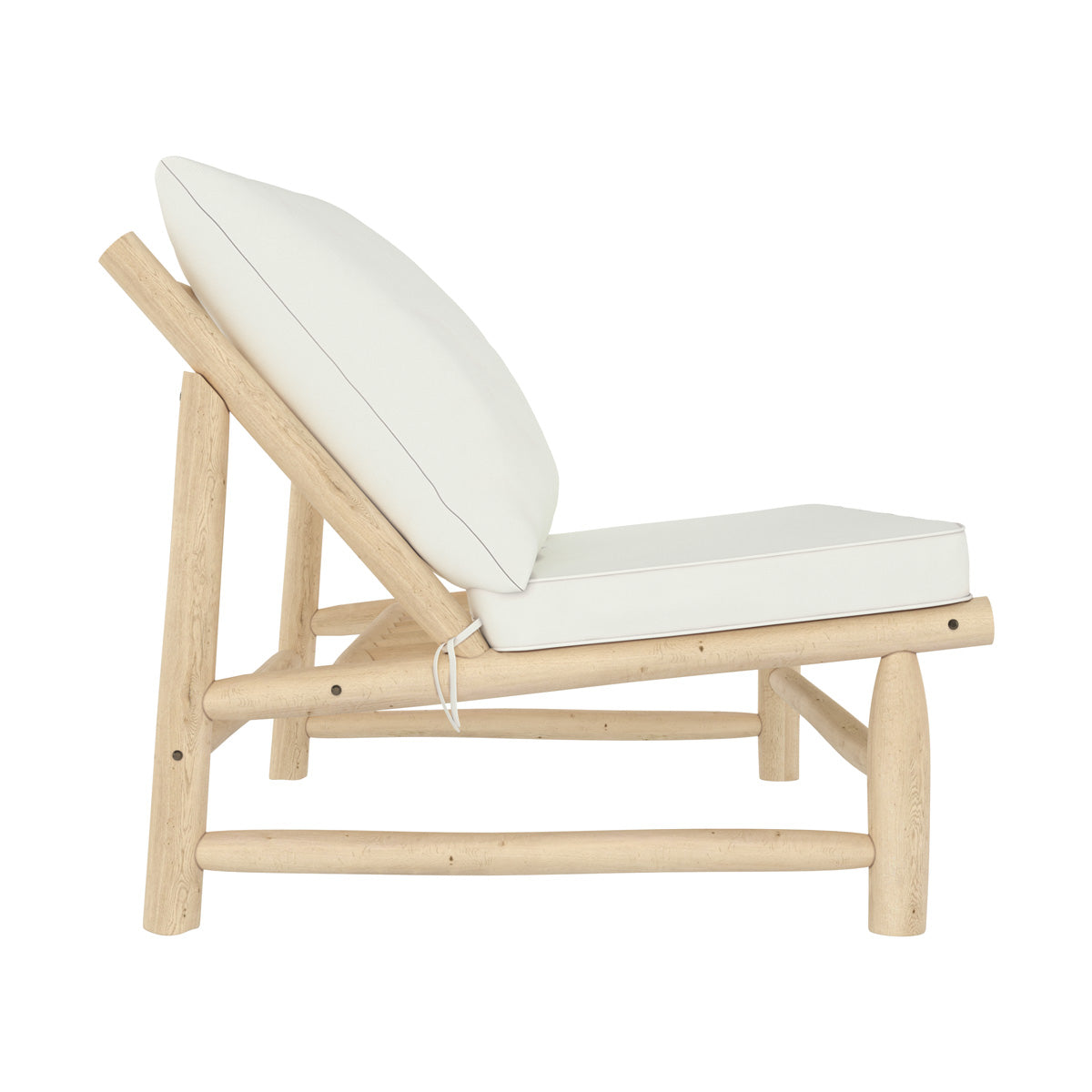 banquette de jardin makam 2 places en bois