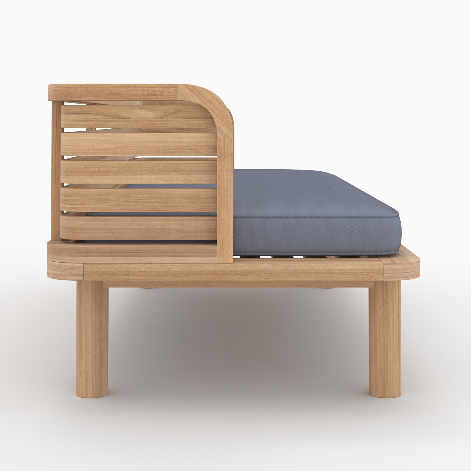 banquette jardin kilda 2 places bois et tissu gris_1