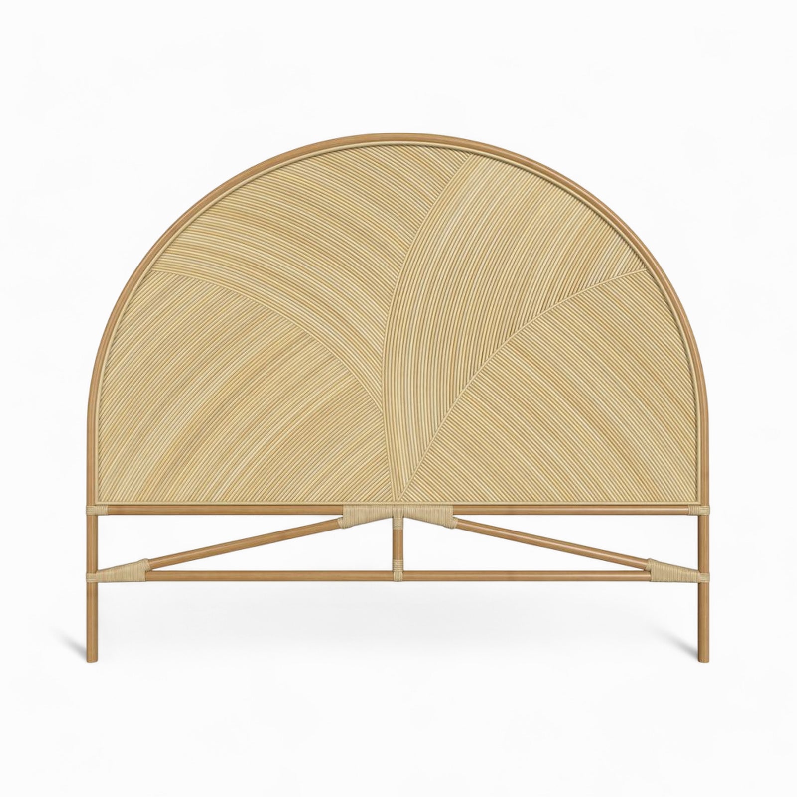 beigia tete de lit en rotin 160 cm