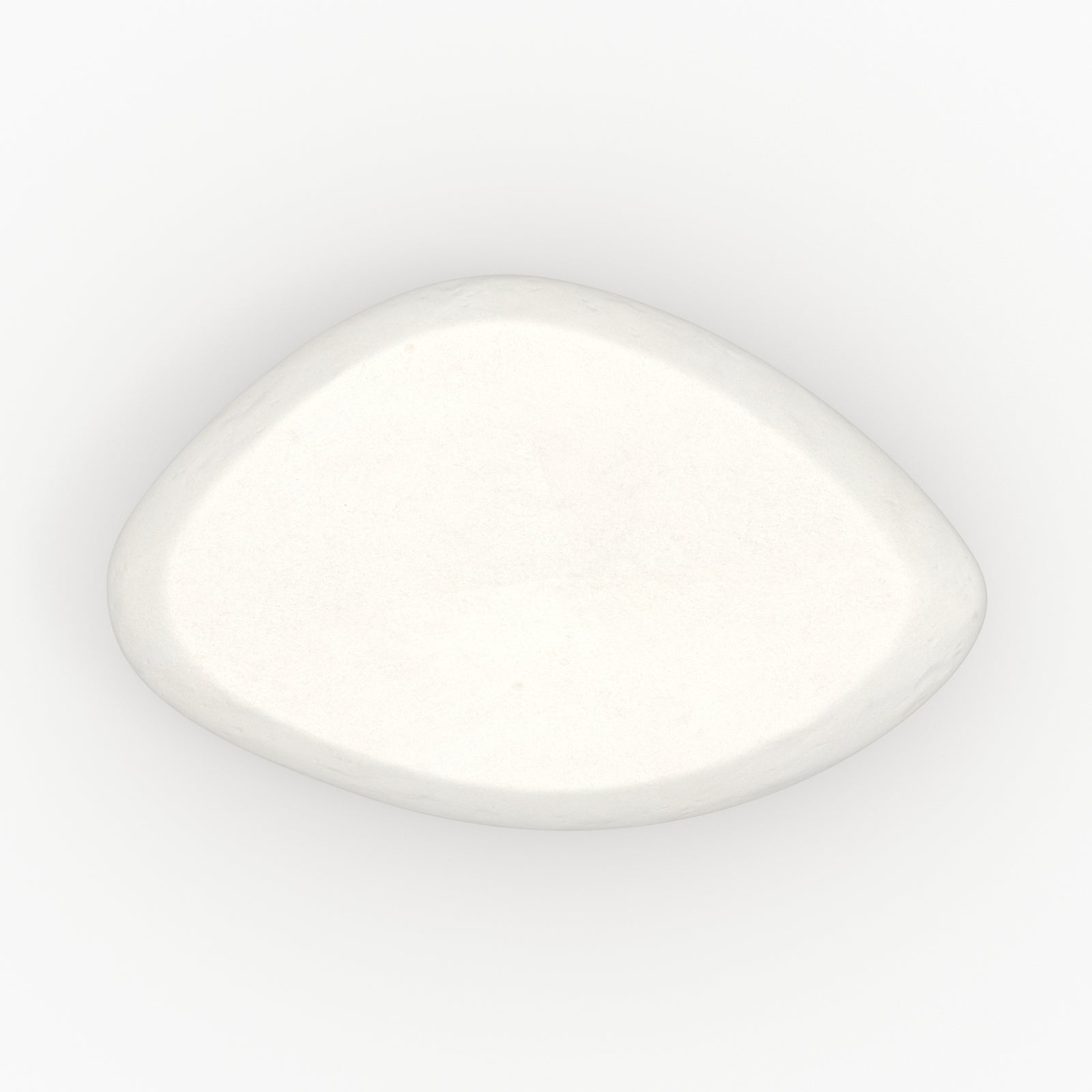 beton blanc table basse ovale maui 105cm