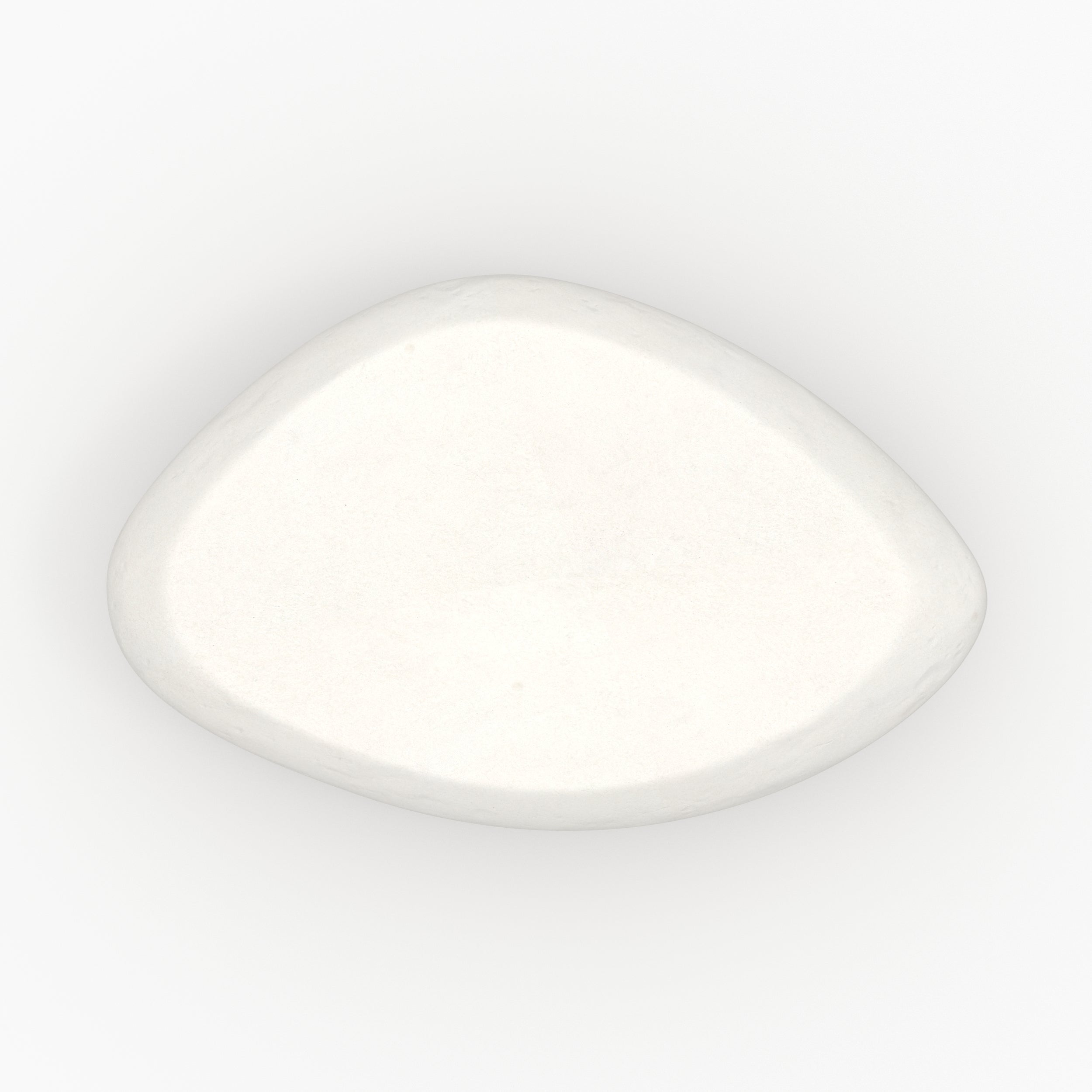 beton blanc table basse ovale maui 105cm
