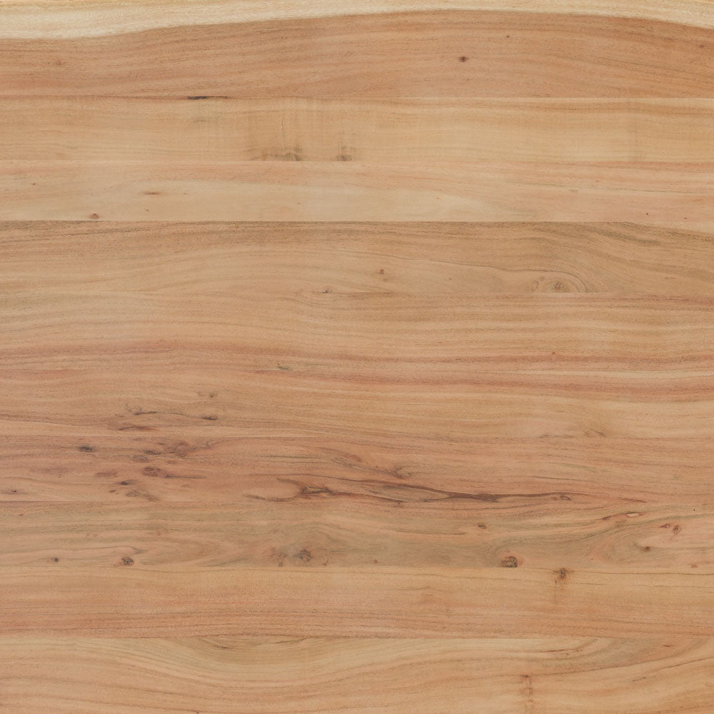 Table rectangulaire June en bois massif d'acacia 6 places