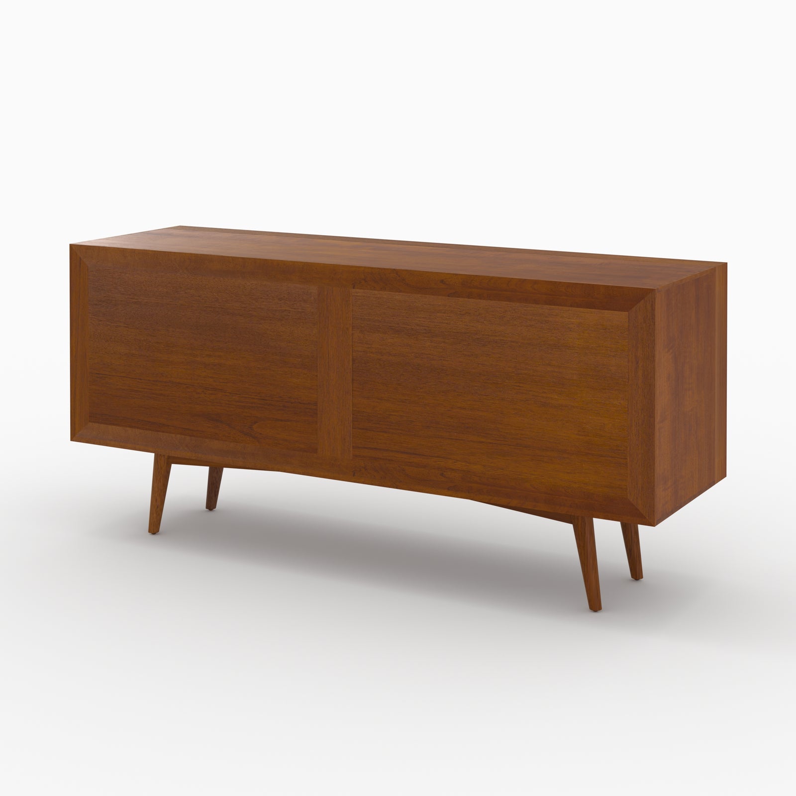 buffet 3 tiroirs 2 portes coulissantes waya teck massif