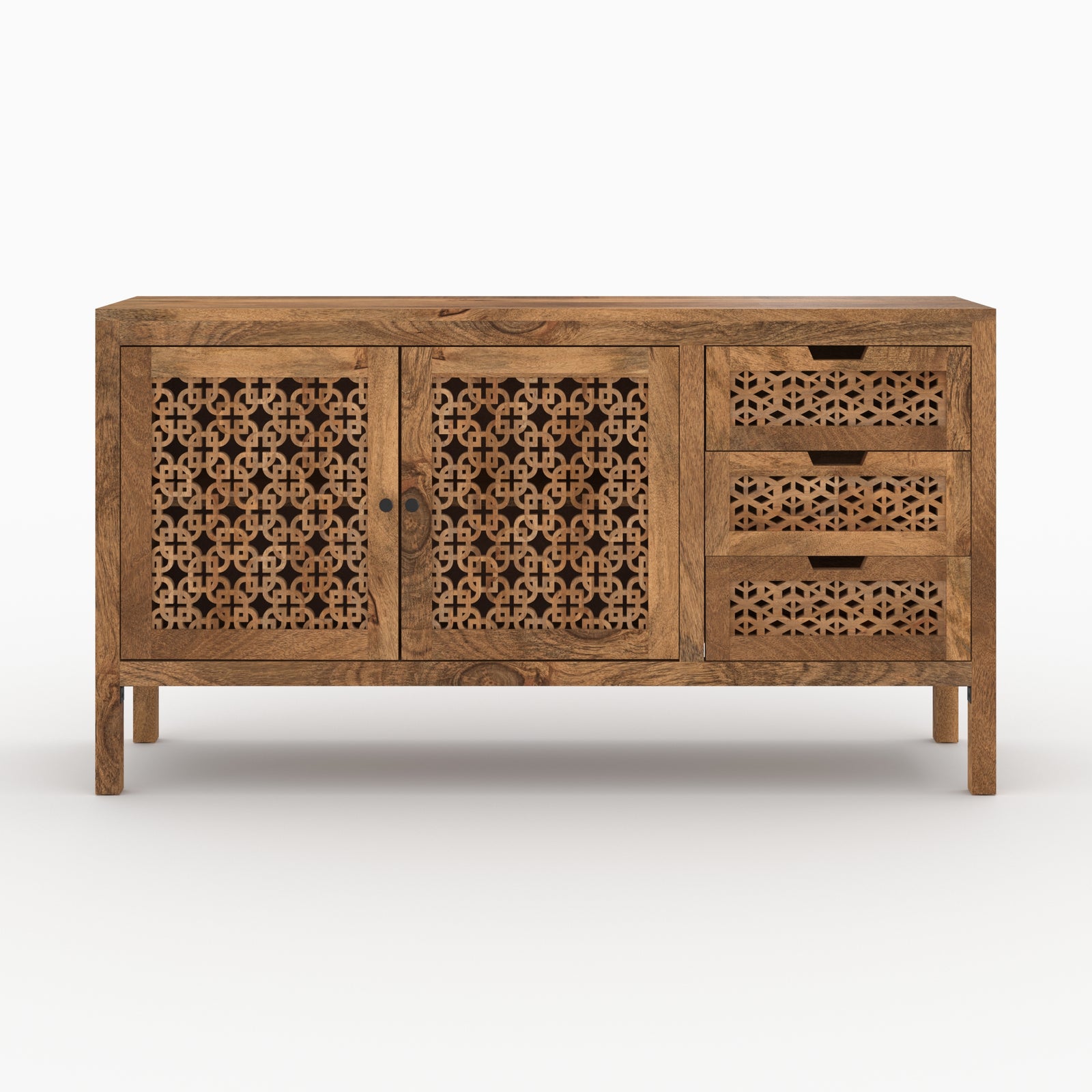 buffet ajoure en bois manguier jaya