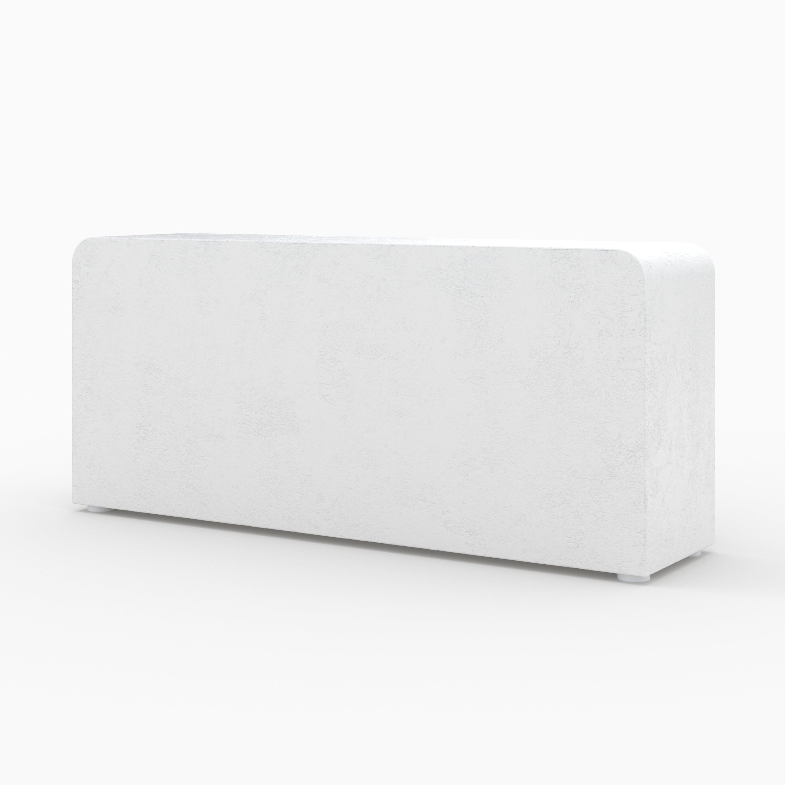 buffet blanc casse en beton multi niches fira