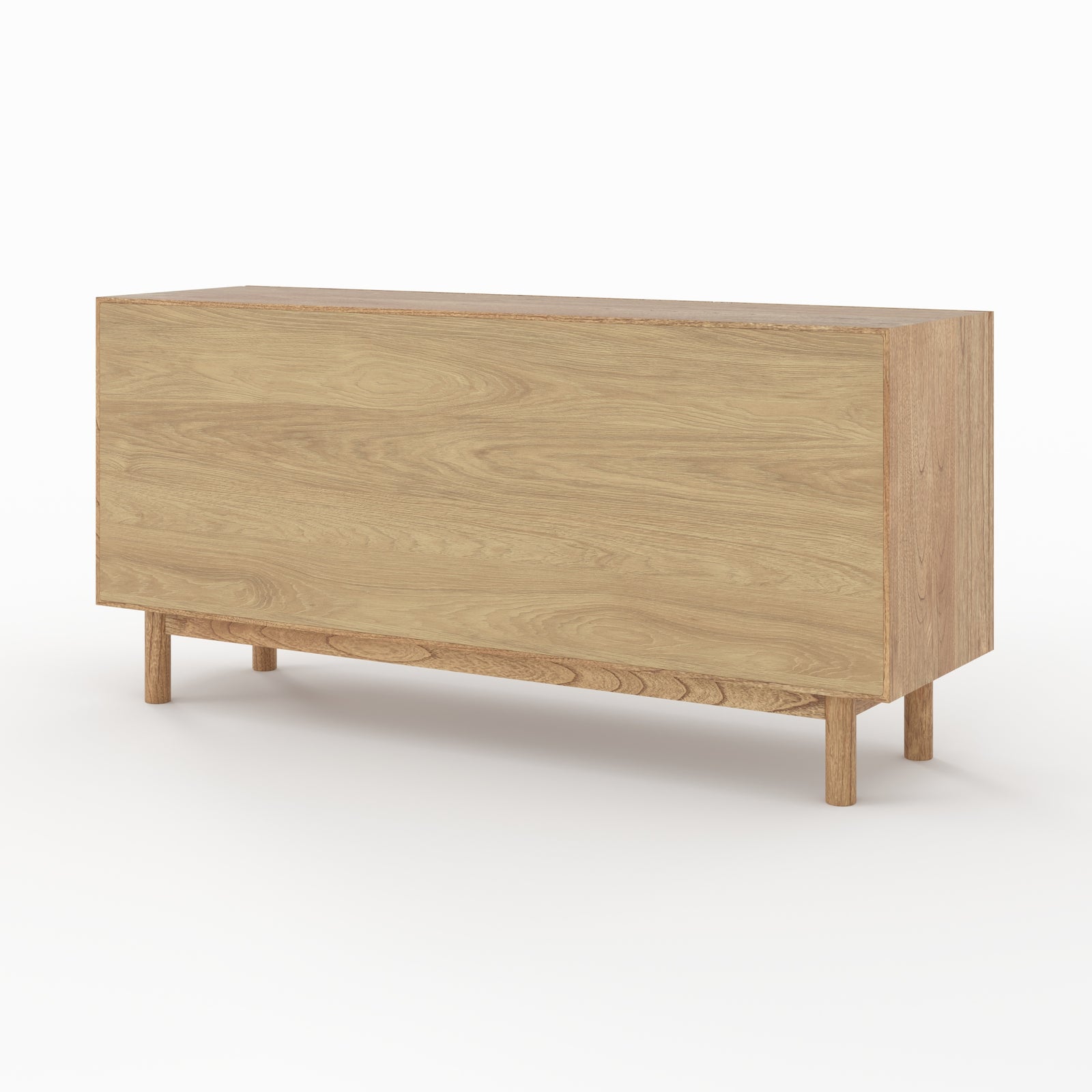 buffet delya bois de massif mindi et rotin