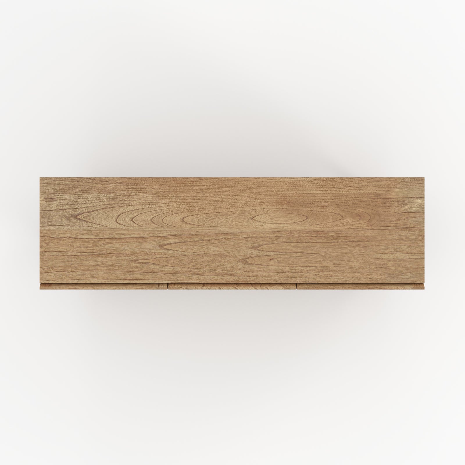 buffet delya en bois de massif mindi et rotin rangement