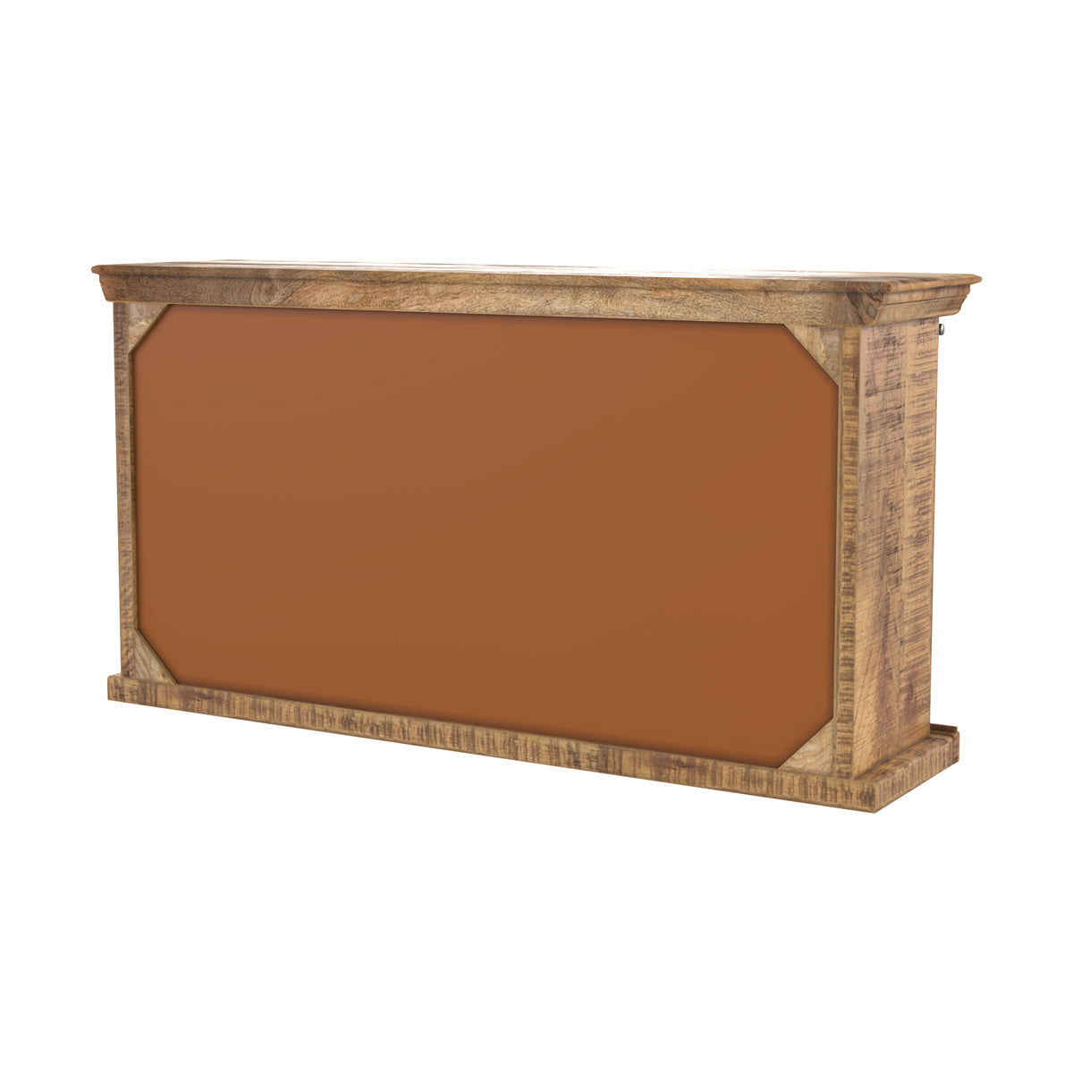 buffet en bois massif 3 tiroirs 2 portes coulissantes