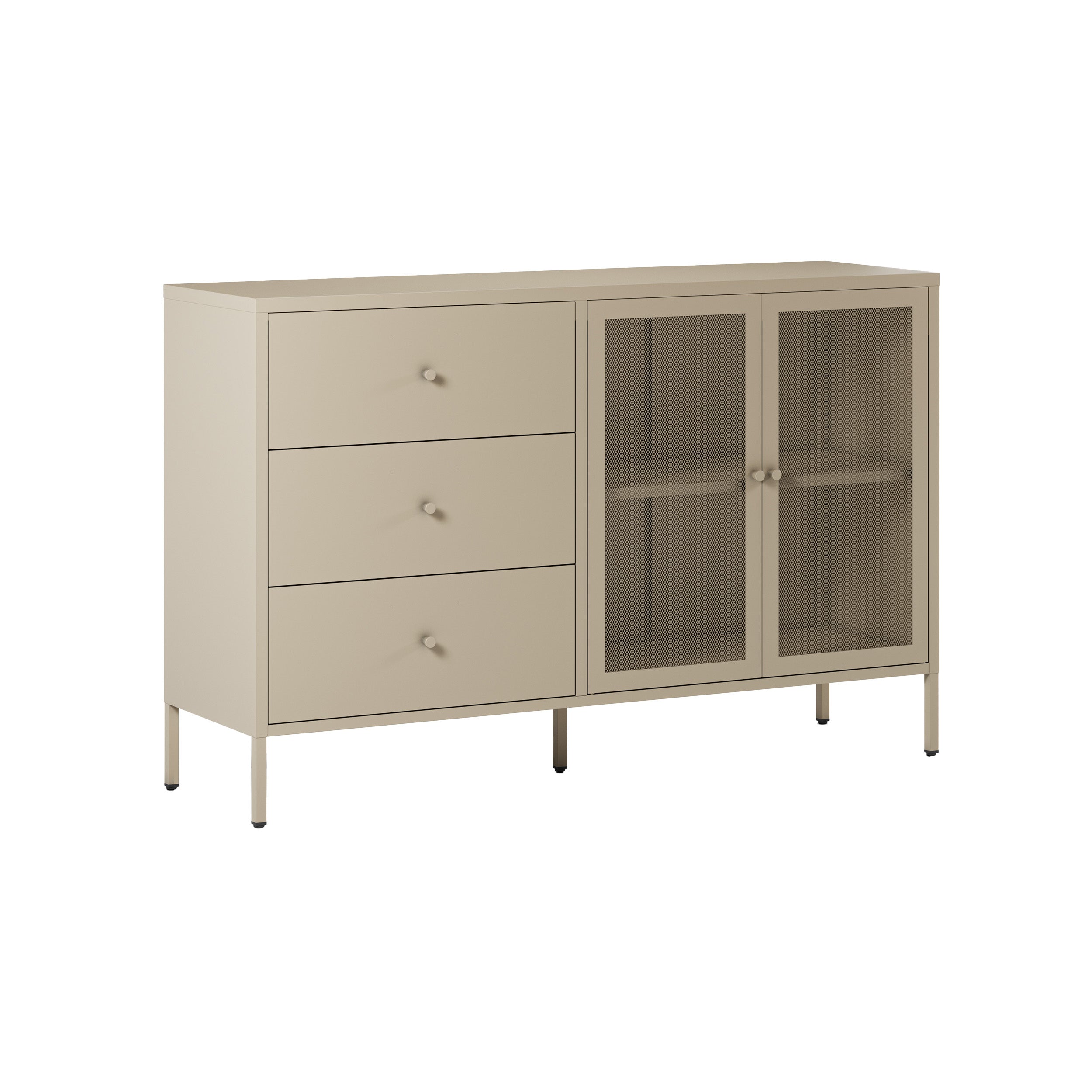 Buffet Latem en metal beige
