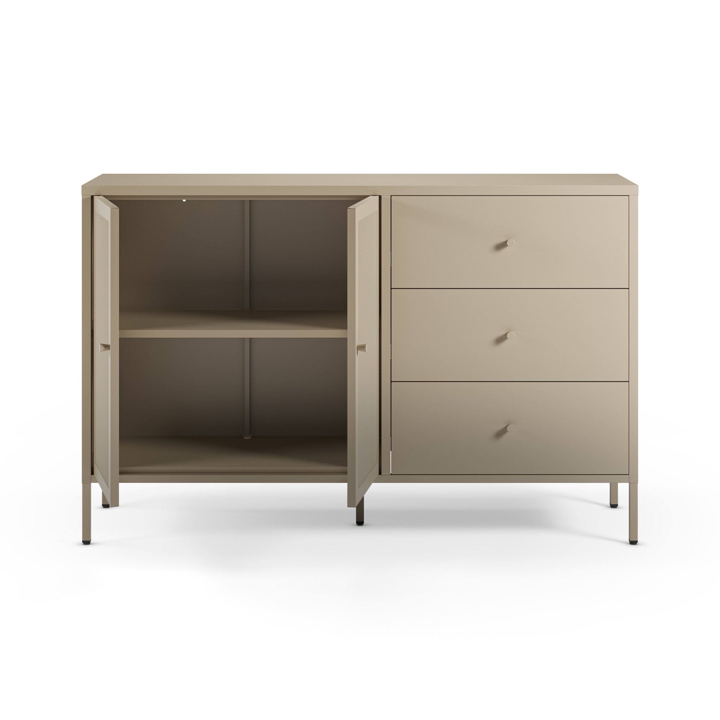 Buffet Latem en metal beige