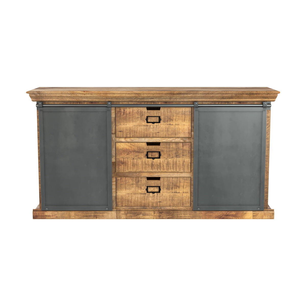 buffet tabuk en bois de manguier 2 portes