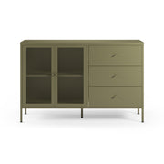 Buffet Latem en metal vert kaki