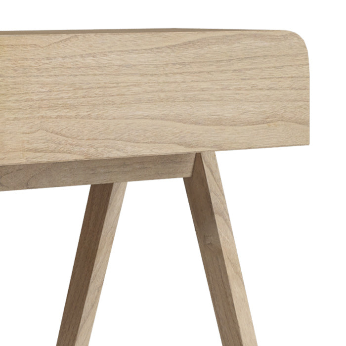 bureau khao en bois de mindi et rotin