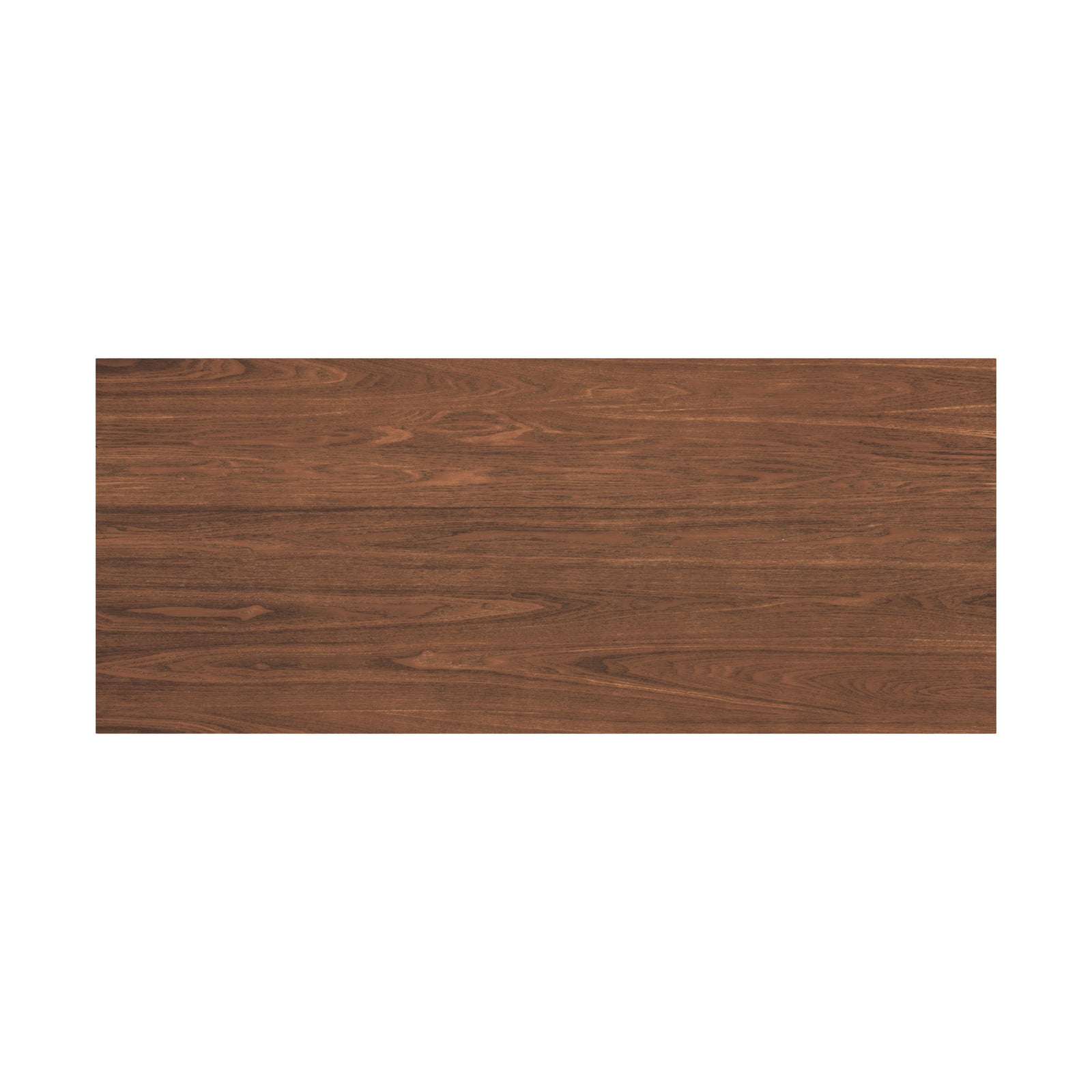 bureau rectangulaire en bois fonce moka