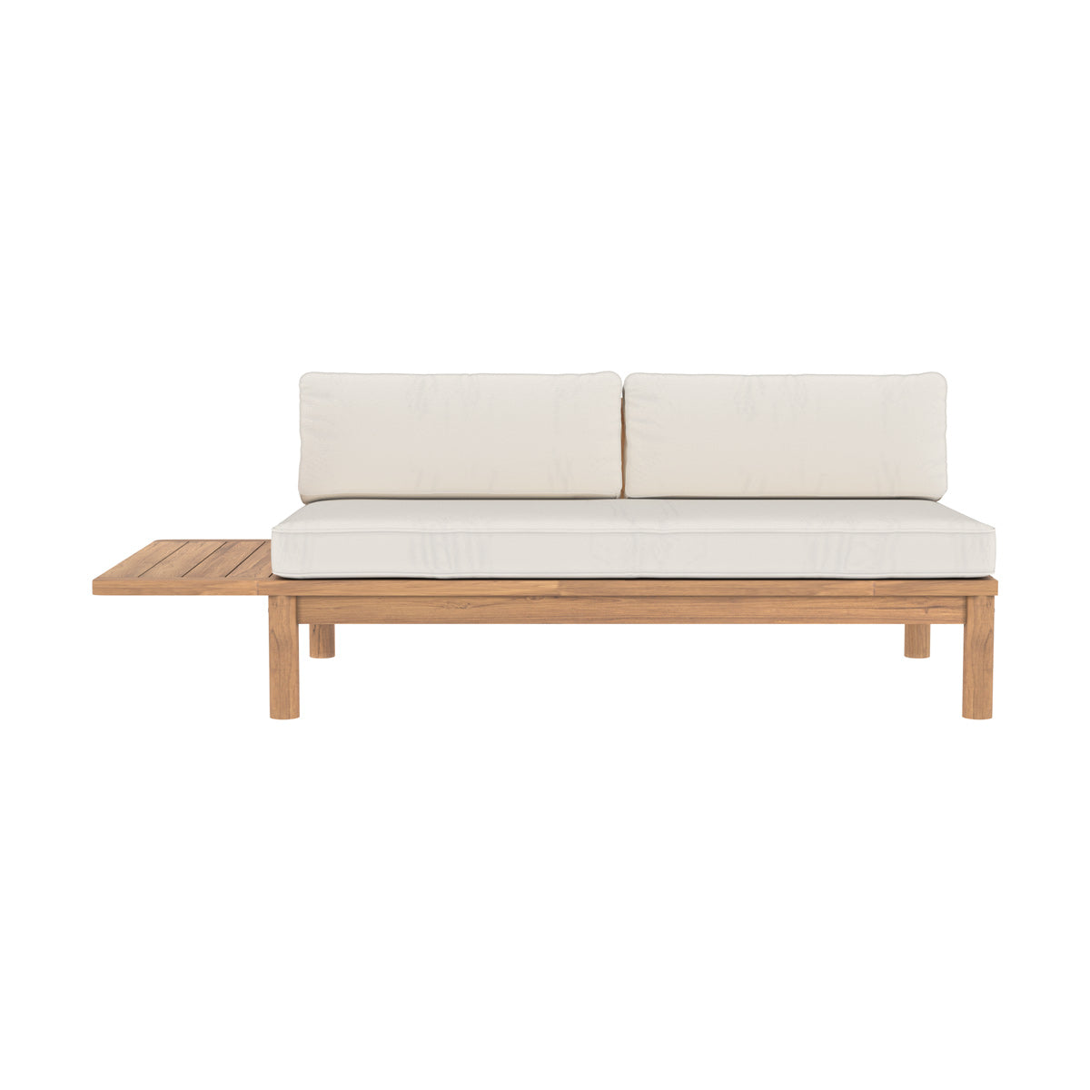 canaoe de jardin nadil 2 places en bois de teck