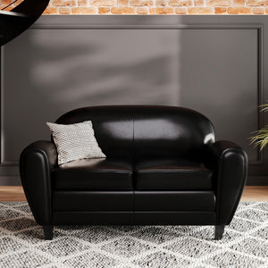 Canapé Club 2 places noir