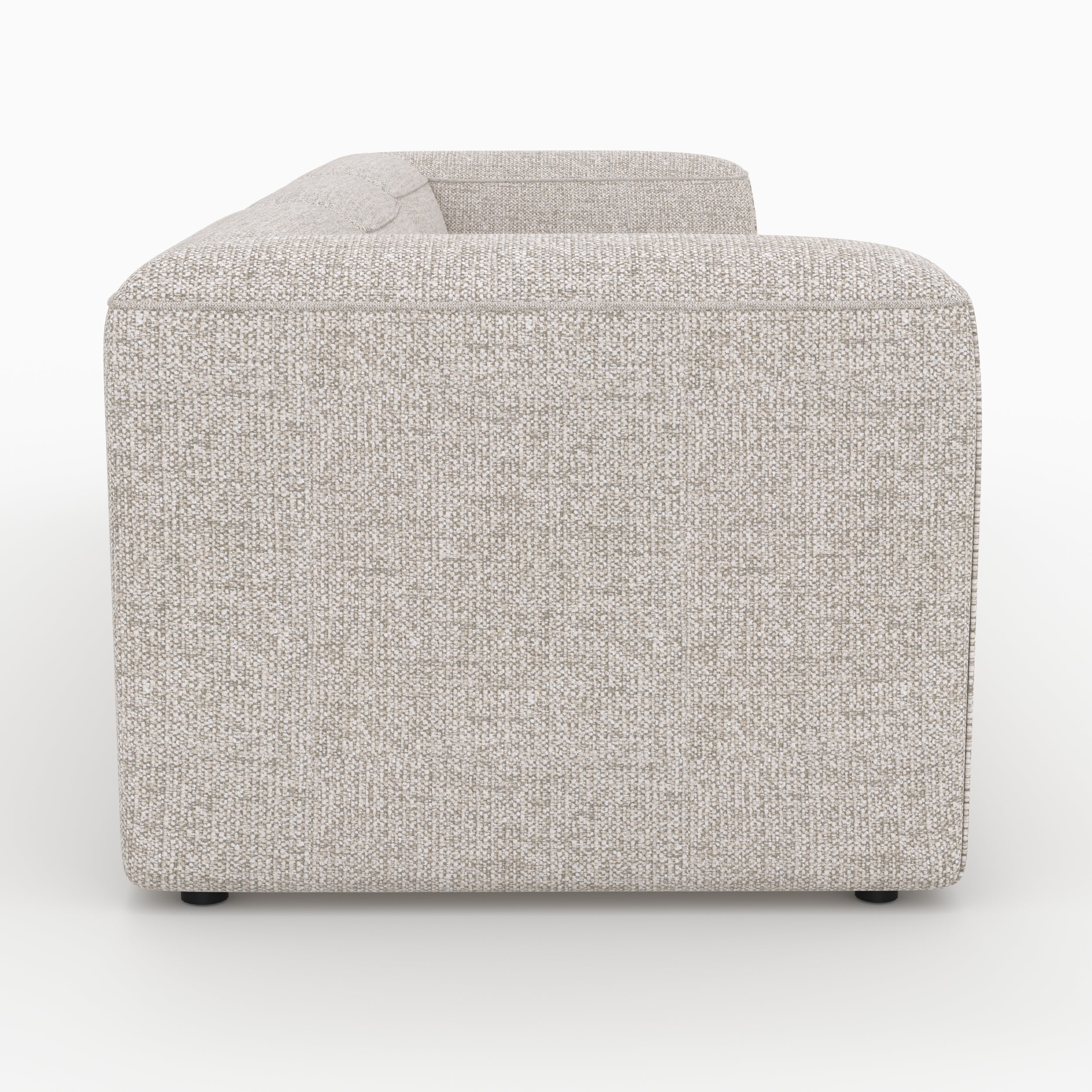 Canapé modulable Hestia en tissu beige 3 places