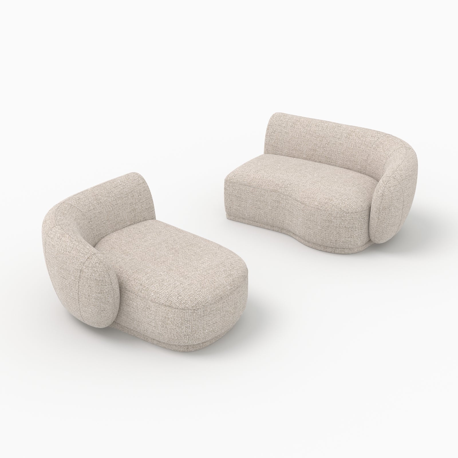 canape 4 personnes beige nova mudulable