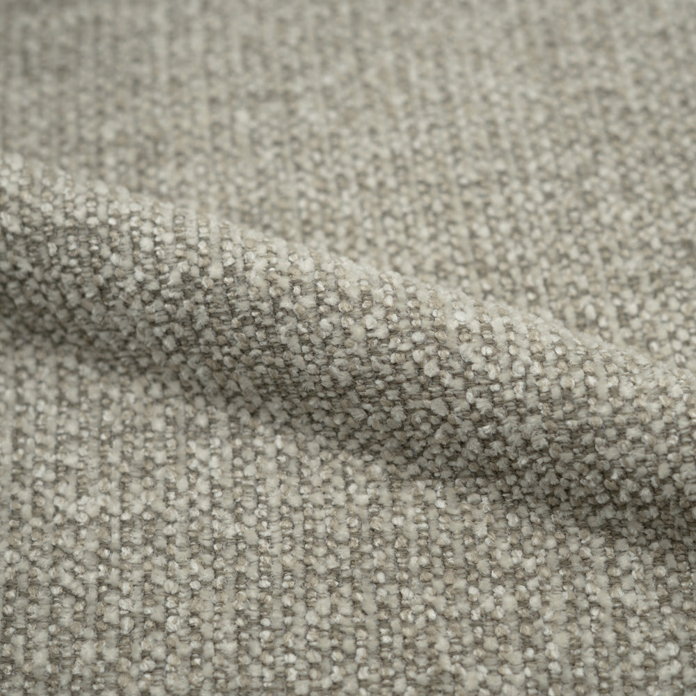 Canapé d'angle modulable Nova 4 places en tissu beige chiné