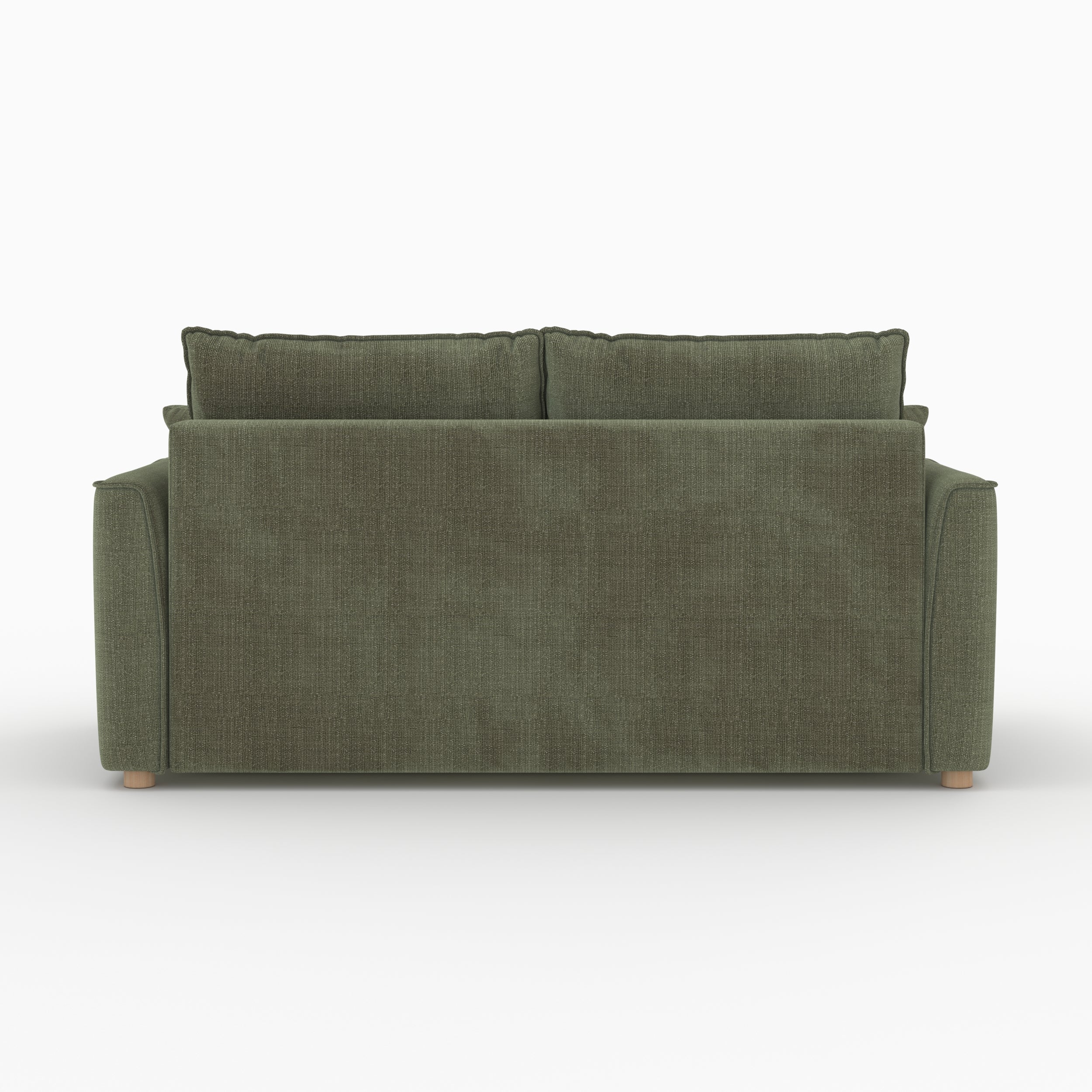 canape convertible 2 places olympe en tissu texture vert