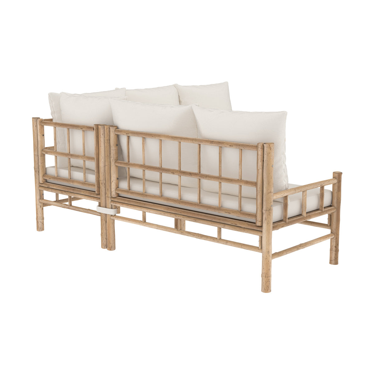 canape d angle de jardin en bambou vadella