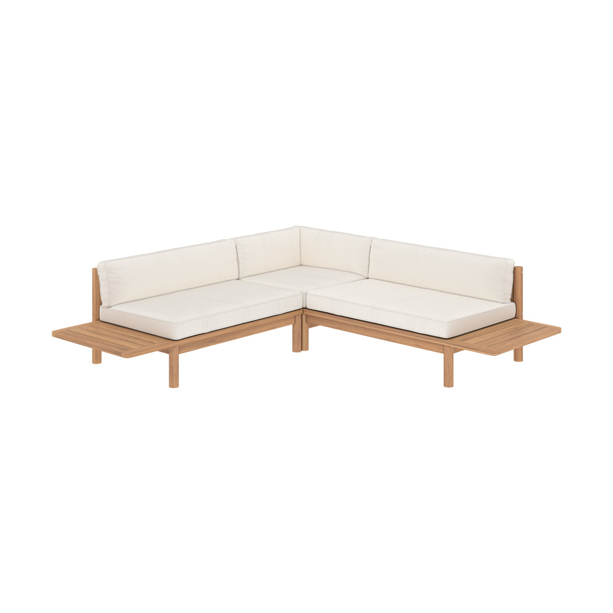 canape d angle de jardin nadil en bois