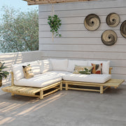 canape d angle de jardin sunny teck