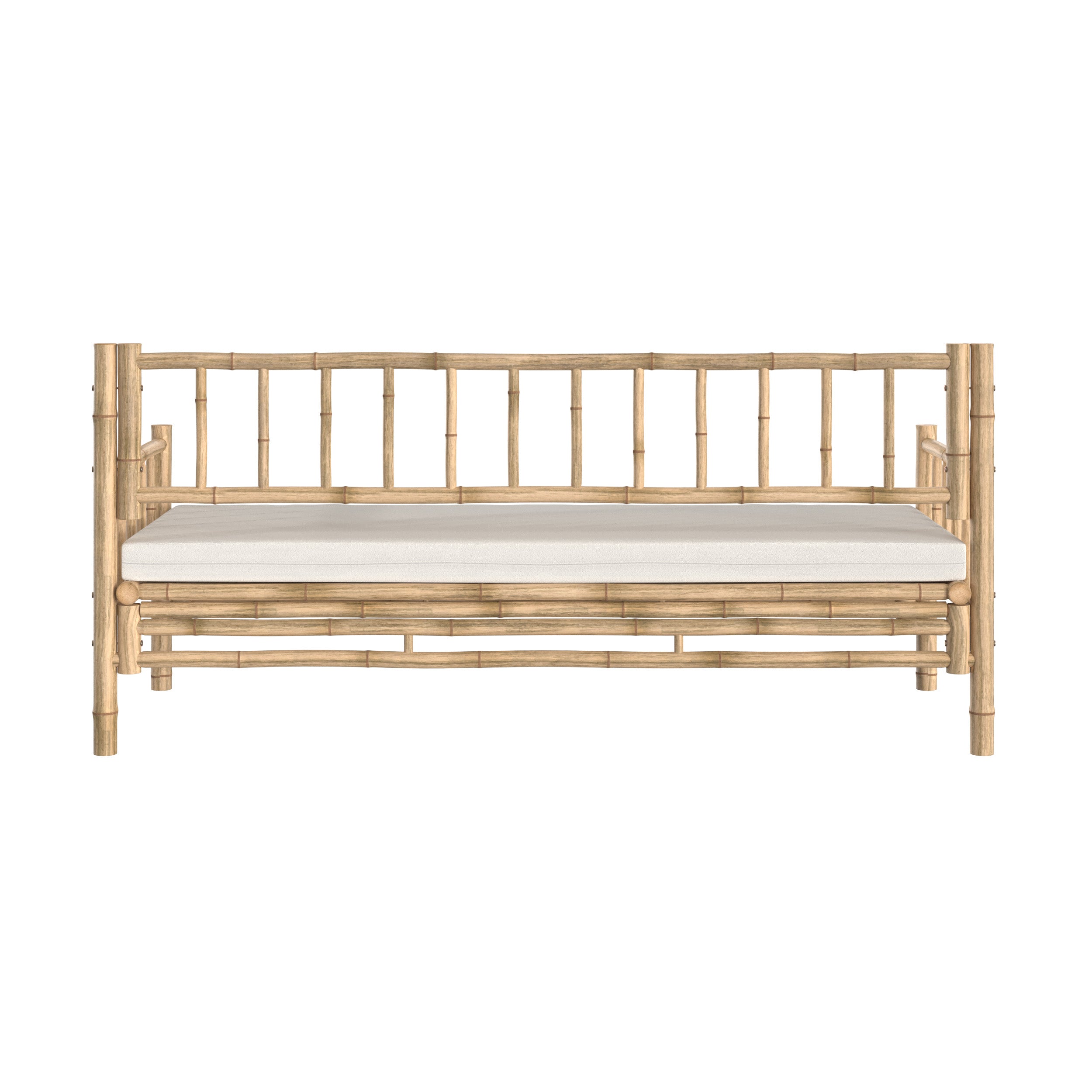 canape de jardin 3 places en bambou vadella