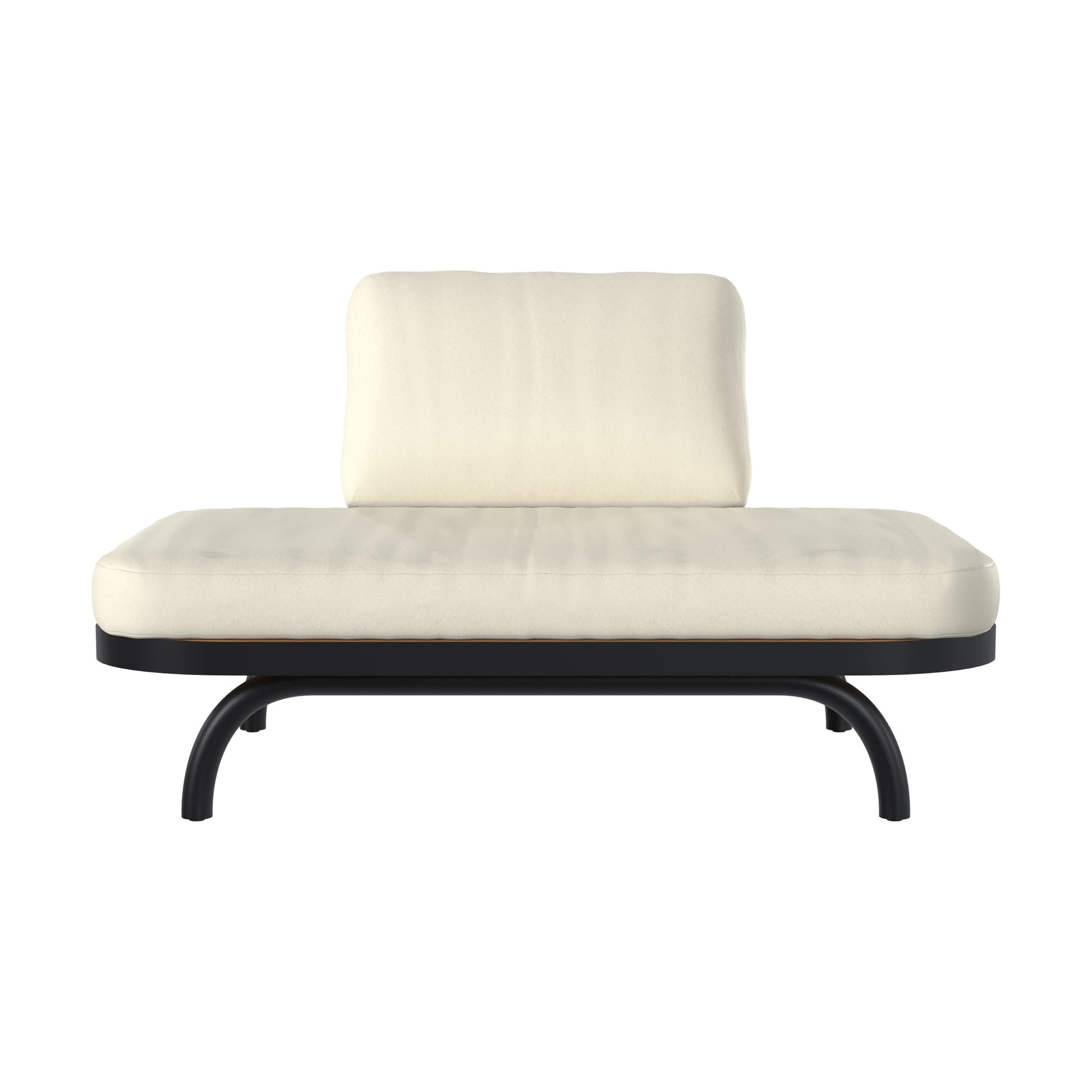 canape de jardin samba 2 places blanc casse