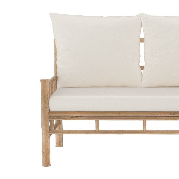 canape de jardin vadella 4 5 places en bambou et coussins