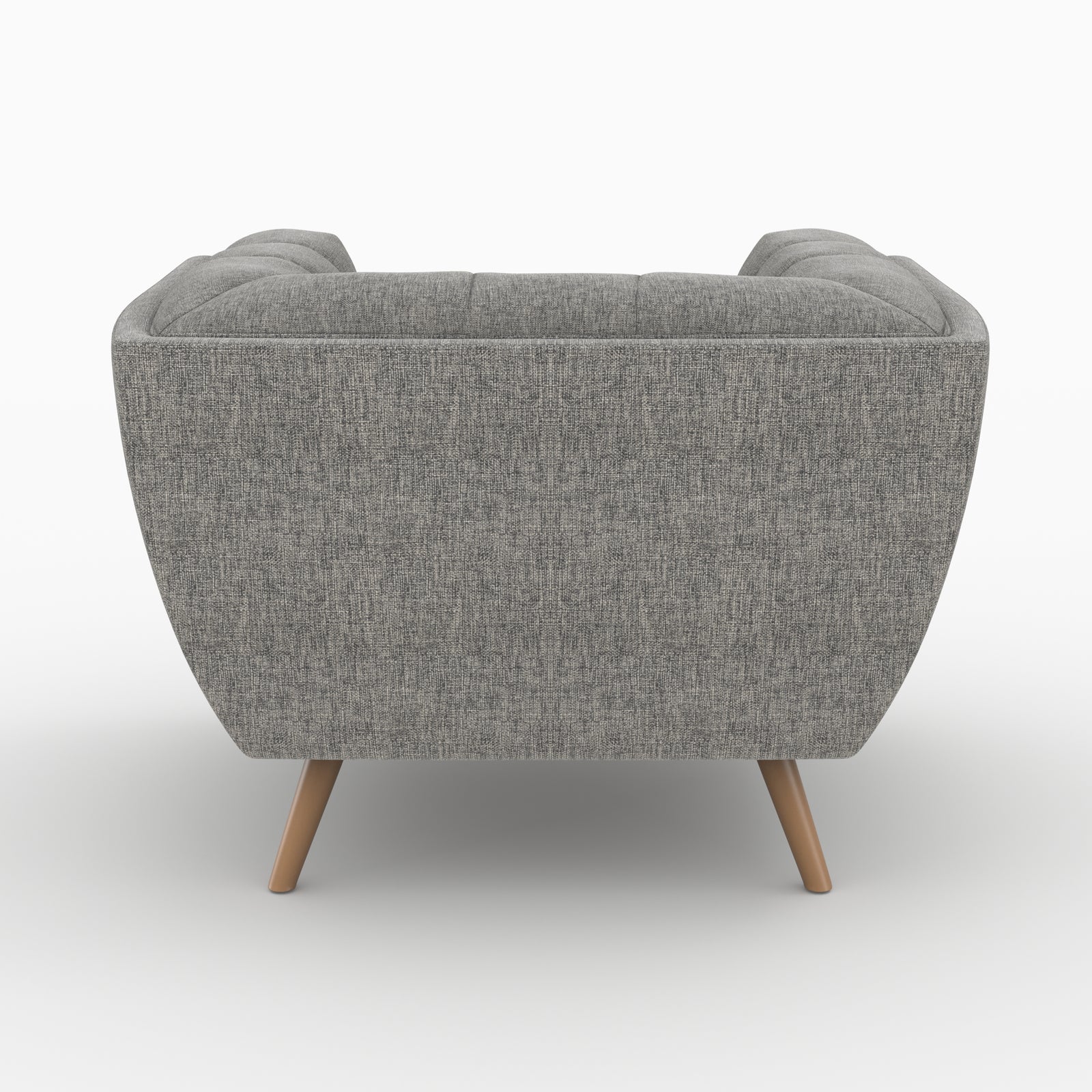canape et fauteuil en tissu gris 4 places carmen