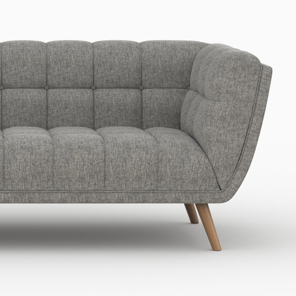 canape fauteuil tissu gris 4 places carmen rdv deco