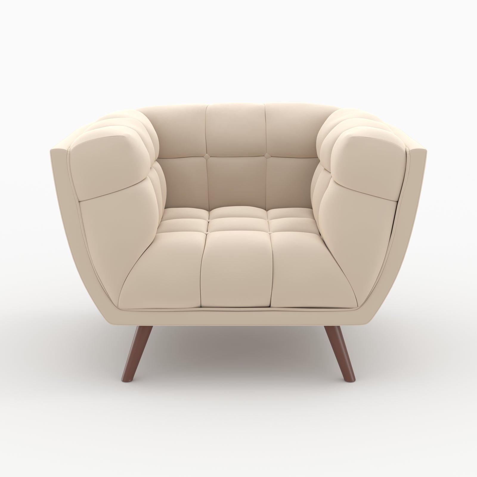 canape fauteuil velours beige mona 4 places