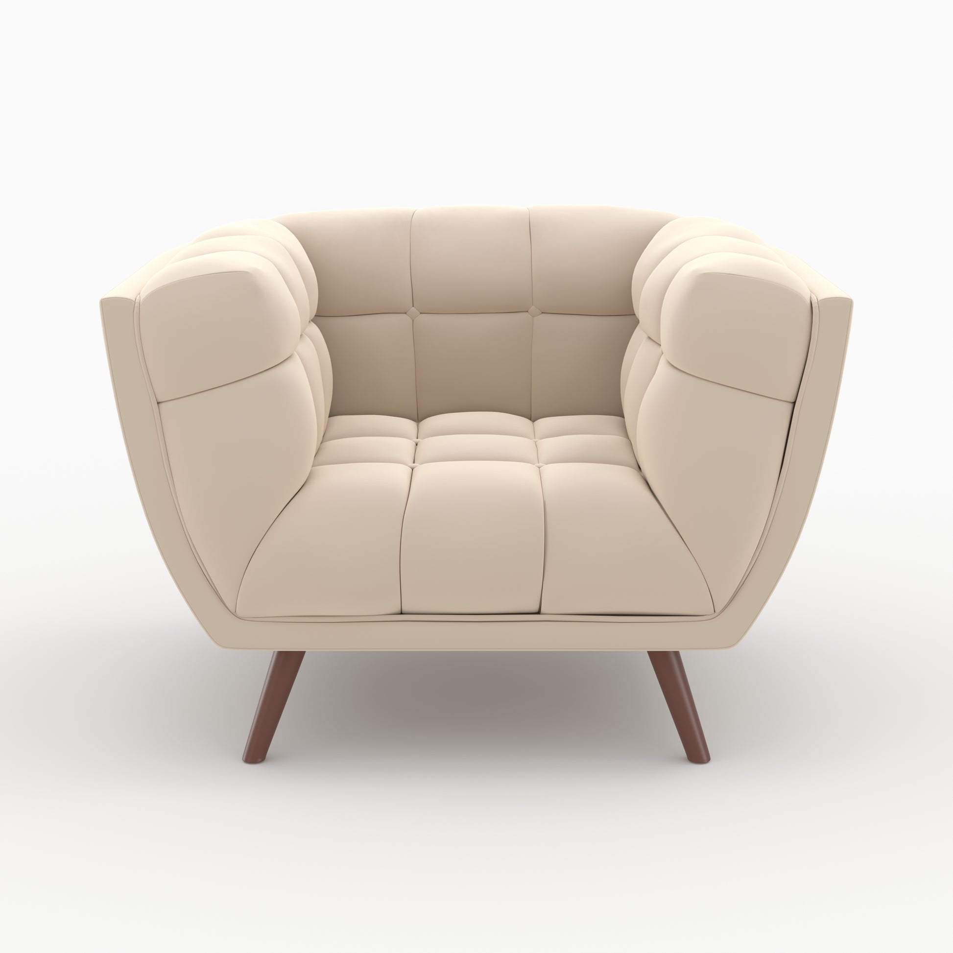 canape fauteuil velours beige mona 4 places