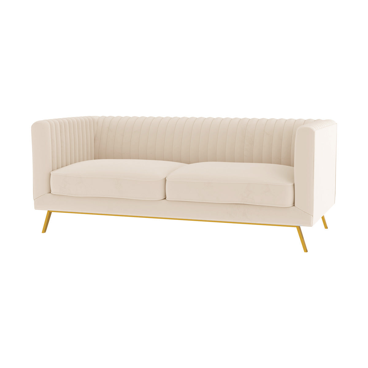 canape gatsby 2 places en velourd