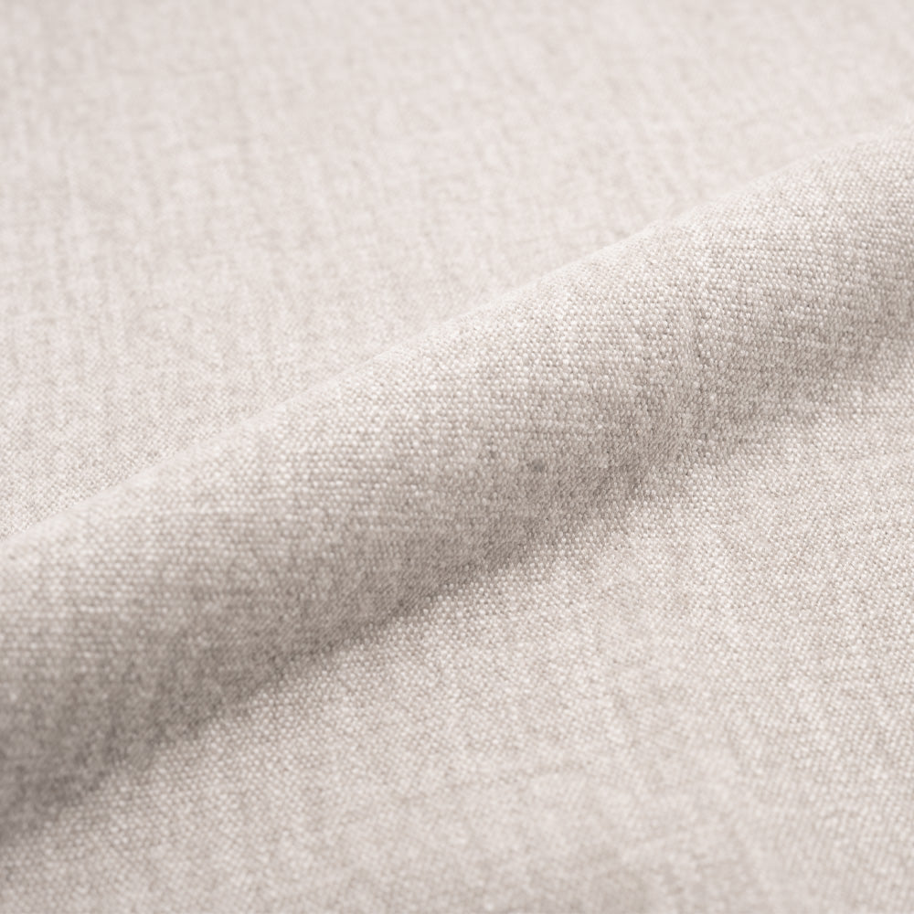 canape lit 3 places tissu effet lin blanc casse celeste